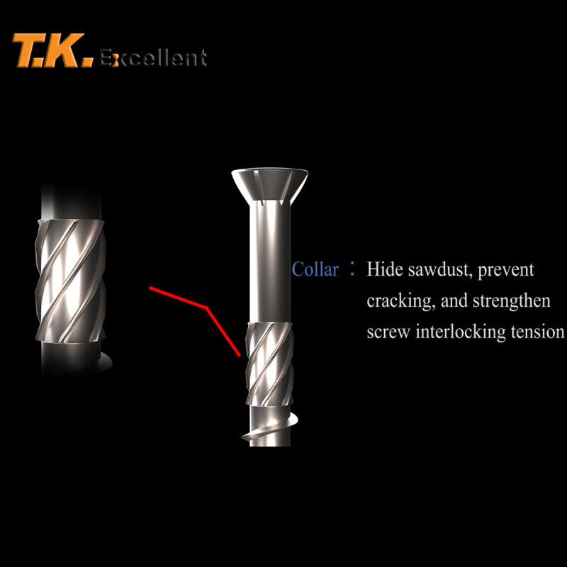 50/60/70/80mm Torx Slot Knurled Type Screw 410 Stainless Steel Wood Deck Screws Self Tapping Screw for Driving Skru Tapping