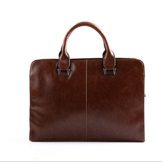 Olie wax leren heren aktetas handtas vintage laptop business tas beroemd merk heren messenger schoudertas