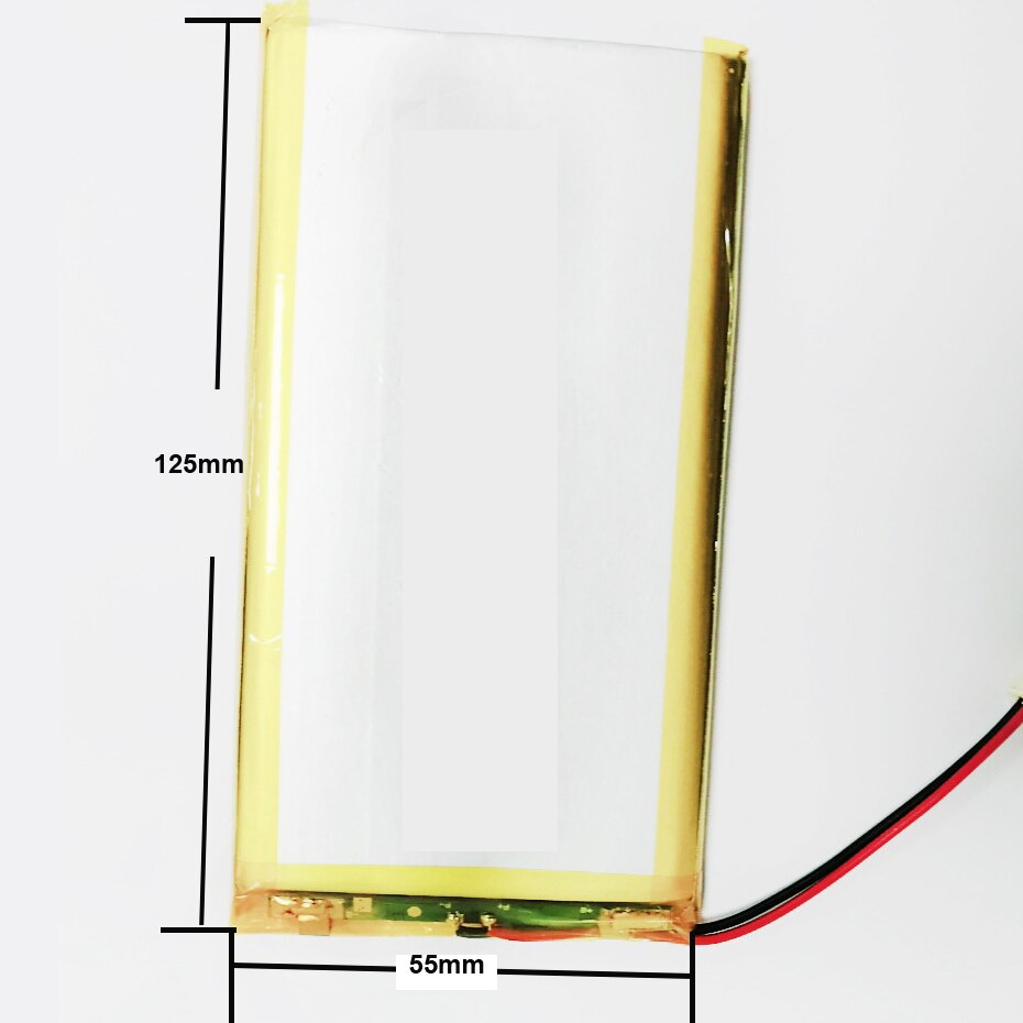 Bateria de polímero de lítio gm para tablet, bateria de energia litro 3.7 v 5000mah