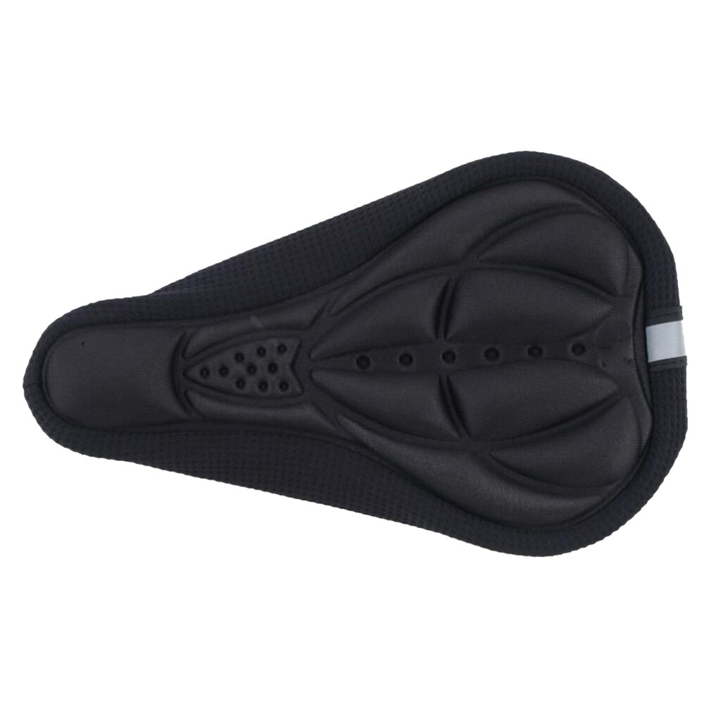 Bicycle Saddle Cushion Soft Thickened Fly Riding Cycling MTB Rode Bike Bicycle Parts Accessory 4 Colors: Black