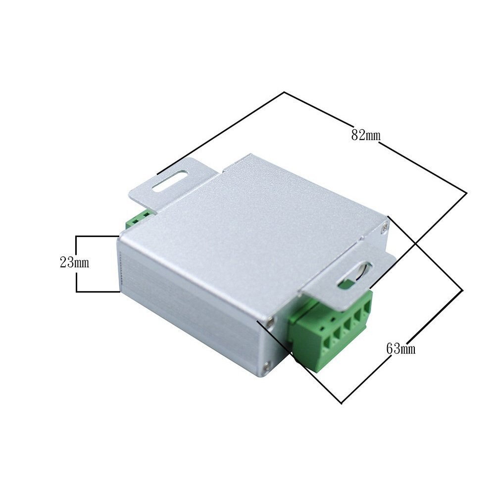 Rgb Rgbw Versterker 24A Data Signaal Repeater 4CH Kanalen Circuit Aluminium Shell Voor Rgbww Led Verlichting Strip 12V 24V
