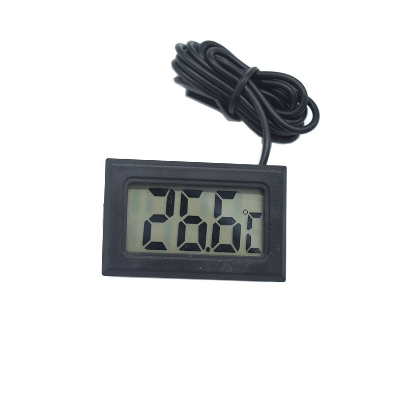 -50~110 degree Mini LCD Digital Thermometer for Freezer Temperature Refrigerator Fridge Thermometer indoor outdoor Probe 1M 2M
