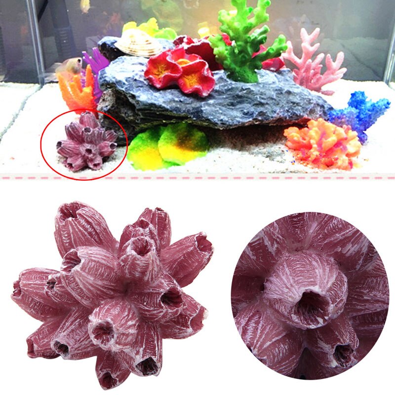 Aquarium Mini Kunstmatige Hars Koraal Boom Onderwater Ornament Fish Tank Decor