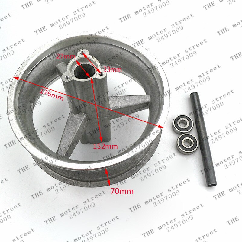 MOMOALA Tube Intérieur pour 90/65-6.5 Pouce 110/50-6.5 inch Pneu 47Cc 49Cc Mini Pocket Bike MOMOALA Tube Intérieur pour 90/65-6.5 Pouce 110/50-6.5 inch Pneu 47Cc 49Cc Mini Pocket Bike