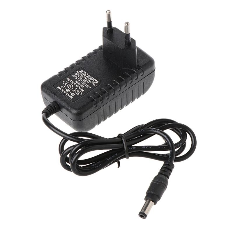 Converter 100-240V Naar Dc 6V 2A Voeding Adapter Oplader Eu Plug Black