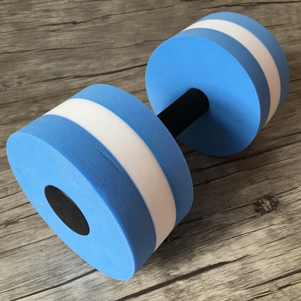 1 par de flutuador de água musculação treinamento fitness yoga haltere haltere equipamentos fitness: blue
