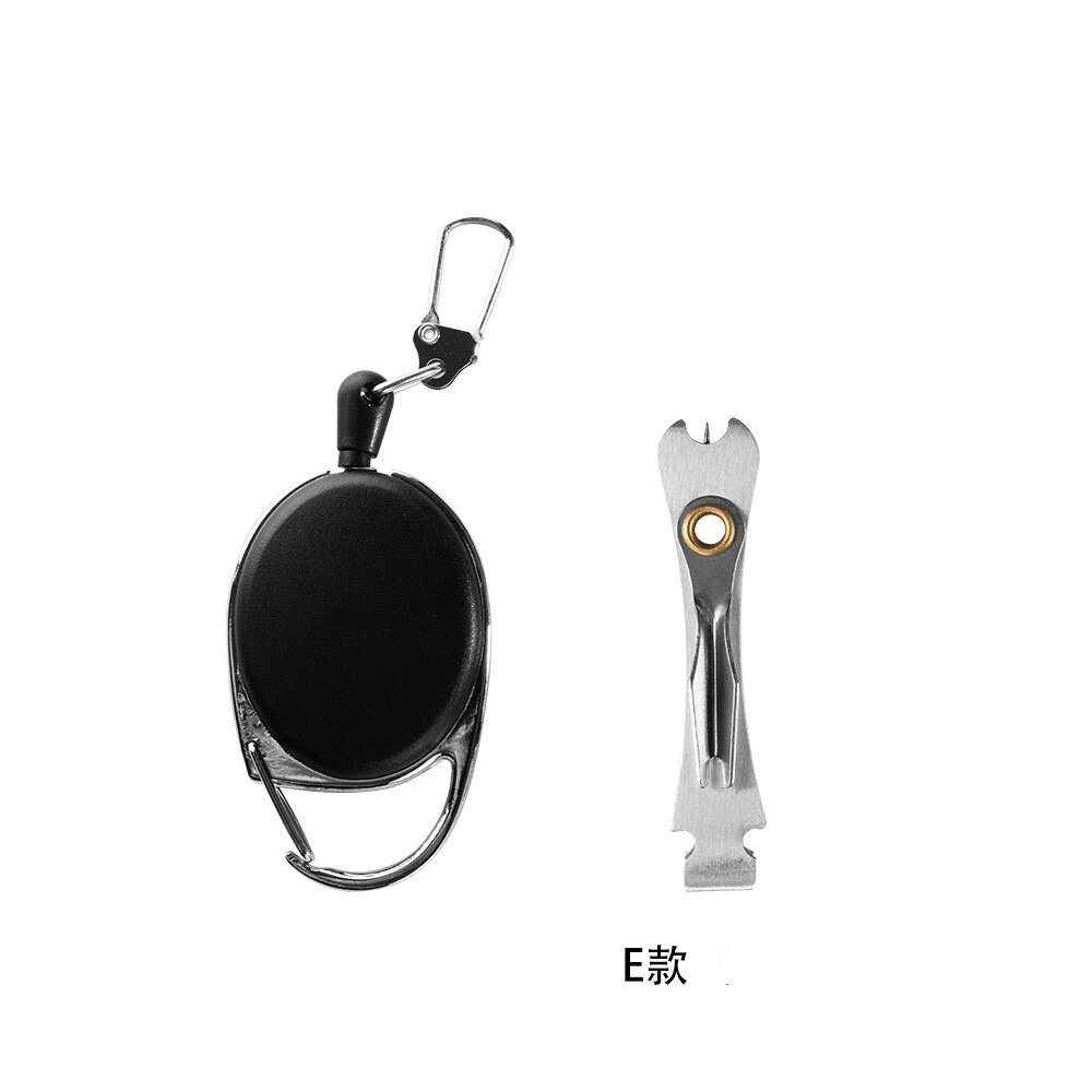 HG Fishing Quick Knot Tool Fast Tie Nail Knotter Line Cutter Clipper Nipper Hook Sharpener Fly Tying Tool Fishing Tackle Gear: E