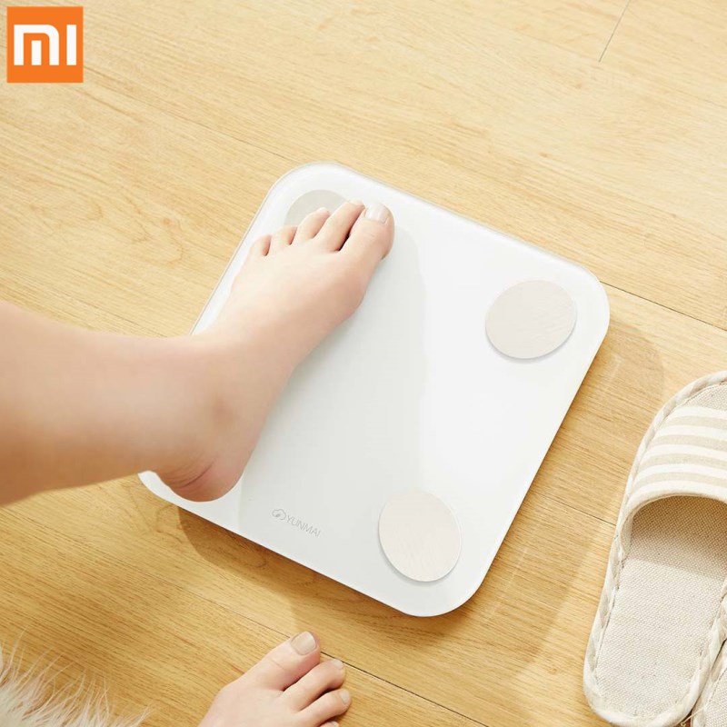 Xiaomi YUNMAI portable Smart corps graisse échelle 2 mini perdre peser usage domestique données précises corps soins de santé fitness pour homme femme enfants