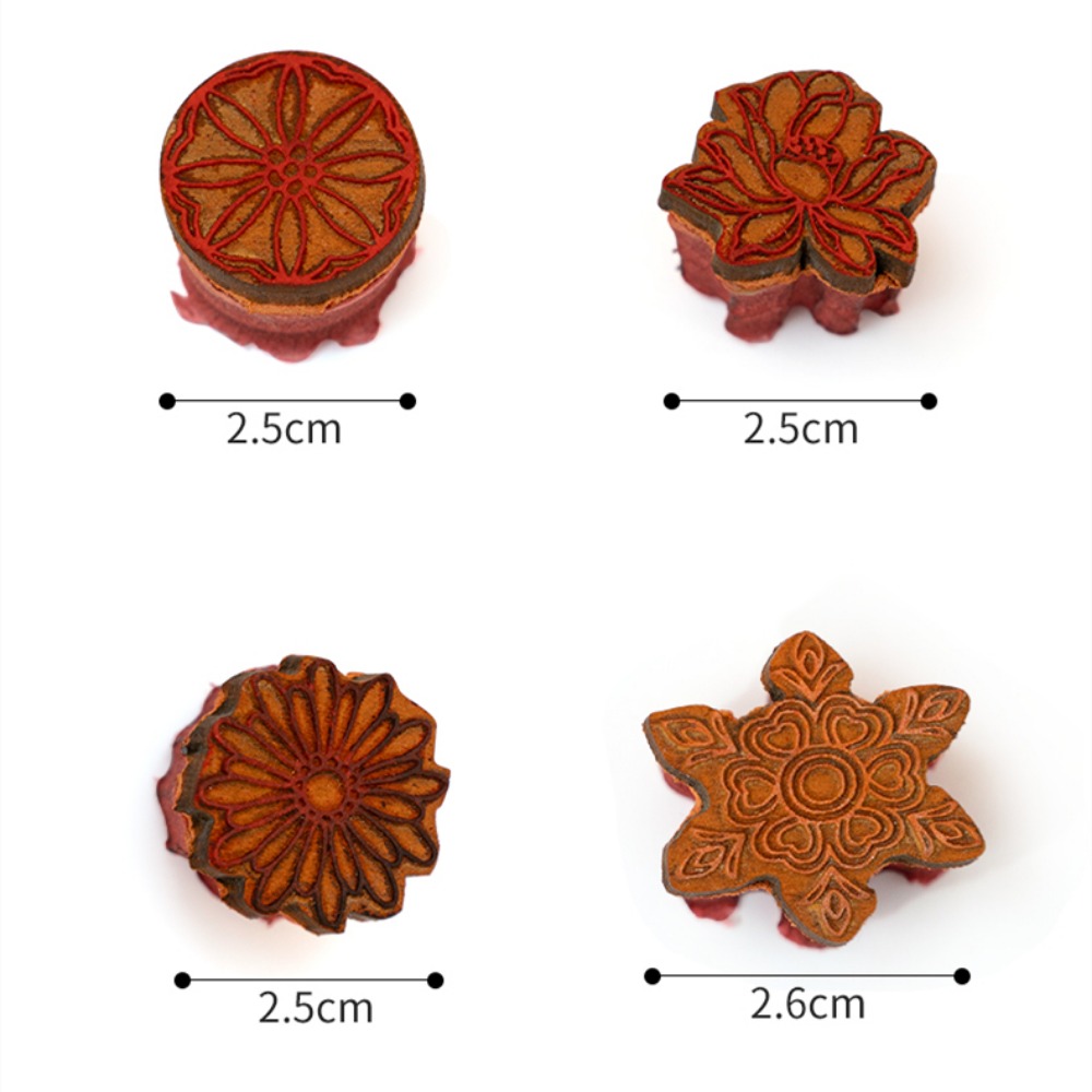 2,5 cm kleine Keramik Schwamm Stempel DIY Prägung Textur Polymer Ton Modell Skulptur Keramik Handwerk Holz stempel Siegel Kunst Hobby Werkzeug