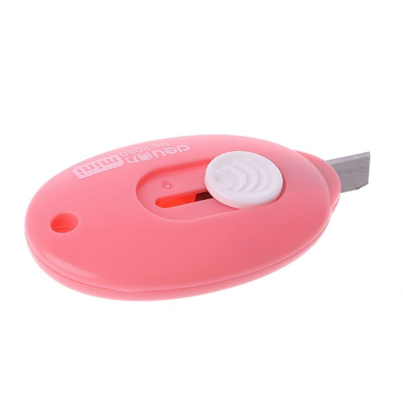 Random Color Mini Utility Knife Box Cutter Retractable Razor Blade DIY Tool WXTA
