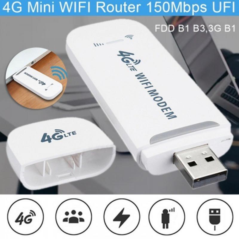 Clé USB sans fil wi-fi 4G LTE 150Mbps, Modem, point d'accès Mobile, carte SIM, dispositif de routeur sans fil Portable