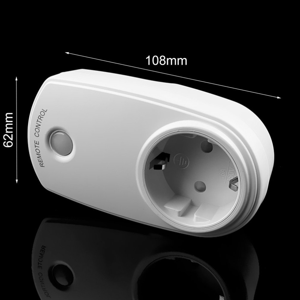 10A Home Wireless Smart Remote Control Power Outlet Plug & Play Small Size Wifi Socket Switch for Home Appliances