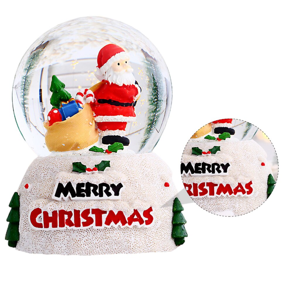 Modieuze Exquisite Praktische Feestelijke Mooie Kerst Bal Lichtgevende Glazen Bol Kristallen Bol