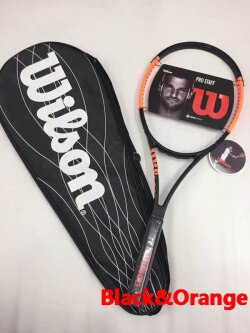 Raqueta De Tenis adulto completo carbono formación raqueta individual directo Padel bolsa De cuerda De luz Ultra Raquete De Tenis /40: 2   no string