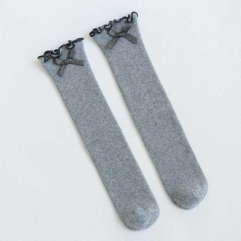 WARMOM Children Kneecap Baby Winter Leg Warmers Children Cotton Knee Pad Baby Crawling Knee Pads Cartoon Safety Cotton Knee Pads: Gray
