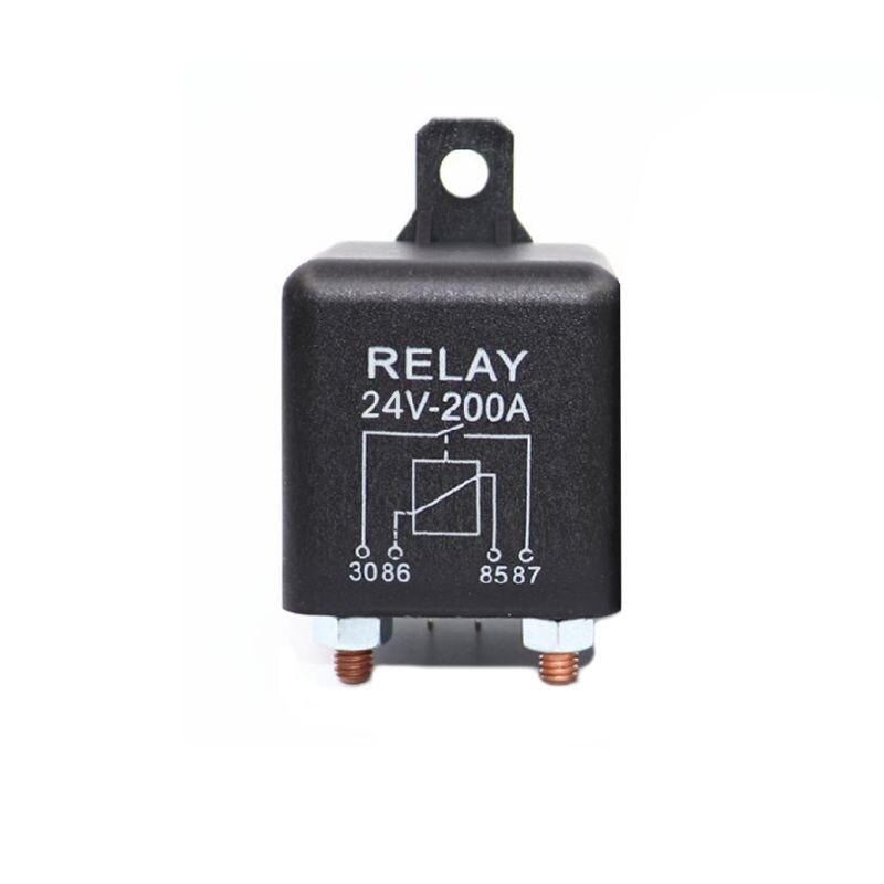 Relé de arranque de energía de emergencia de coche DC 12/24V 1,8/4,8 W 200A arranque/pieza continua Y98C: 24V 1.8W