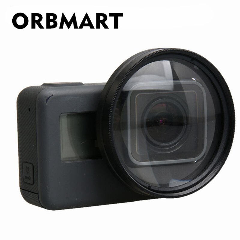 Orbmart 52 Mm Vergrootglas 10x Vergroting Macro Close Up Lens Voor Gopro Hero 5 6 7 Zwart Go Pro Hero5 camera Lens Filter