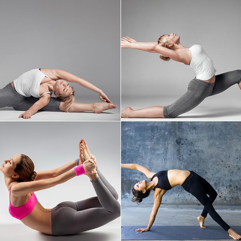 Bomulds holdbart yoga bælte justerbar sportssejl skulder yogamåtte bælte bælte træning bære talje skulder bære stropper