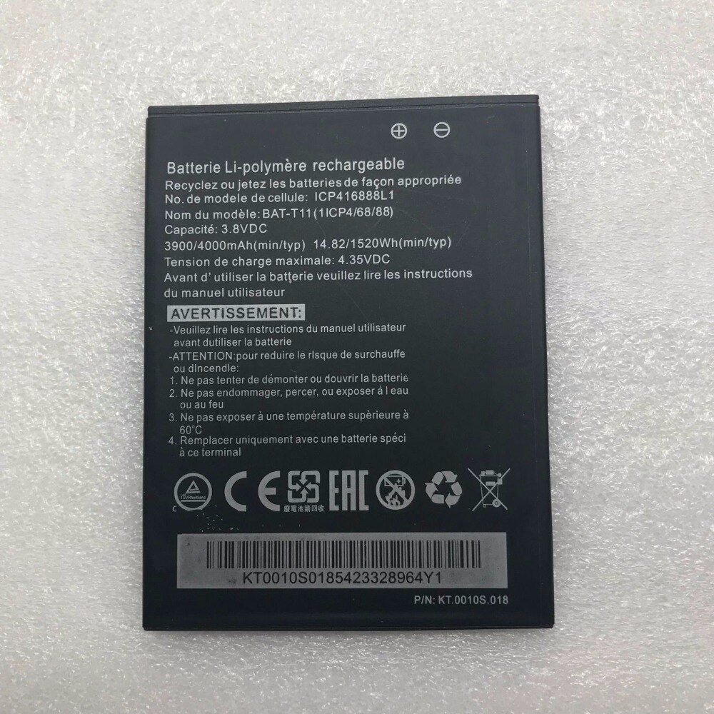 4000mah BAT-T11 Z630 batterie de téléphone portable pour Acer liquide