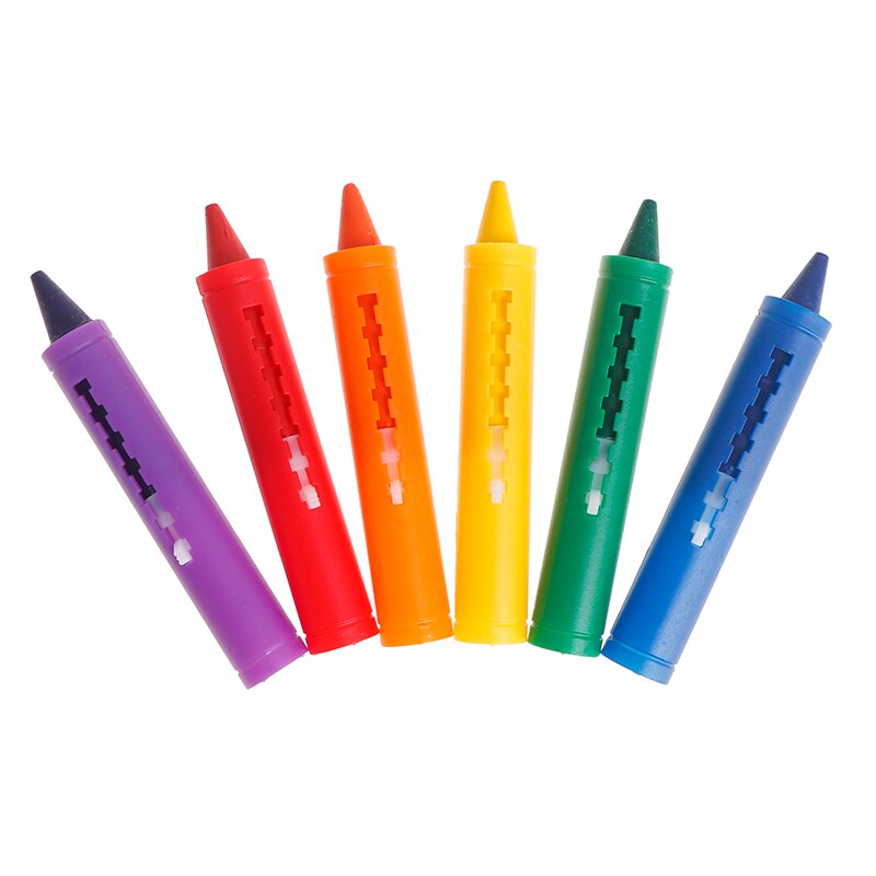 6 Stuks Baby Badkamer Kleurpotloden Gewassen Kleur Gekleurde Graffiti Pen Voor Kids Schilderij Tekening Levert Douche Speelgoed