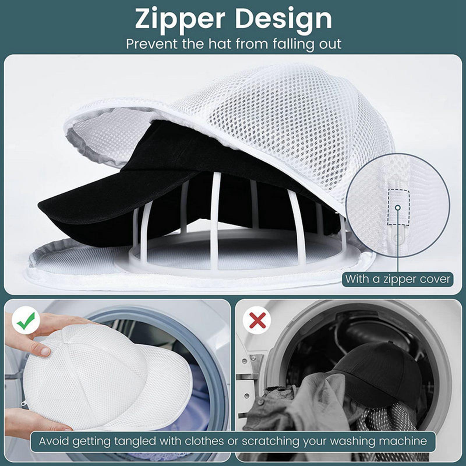 2 in 1 Hoed Wasmachine Wasmachine Hoed Wasmachine Baseball Cap Wasmuts Beugel Hoed Wasmachine Ati-vervorming Opslag Artefact