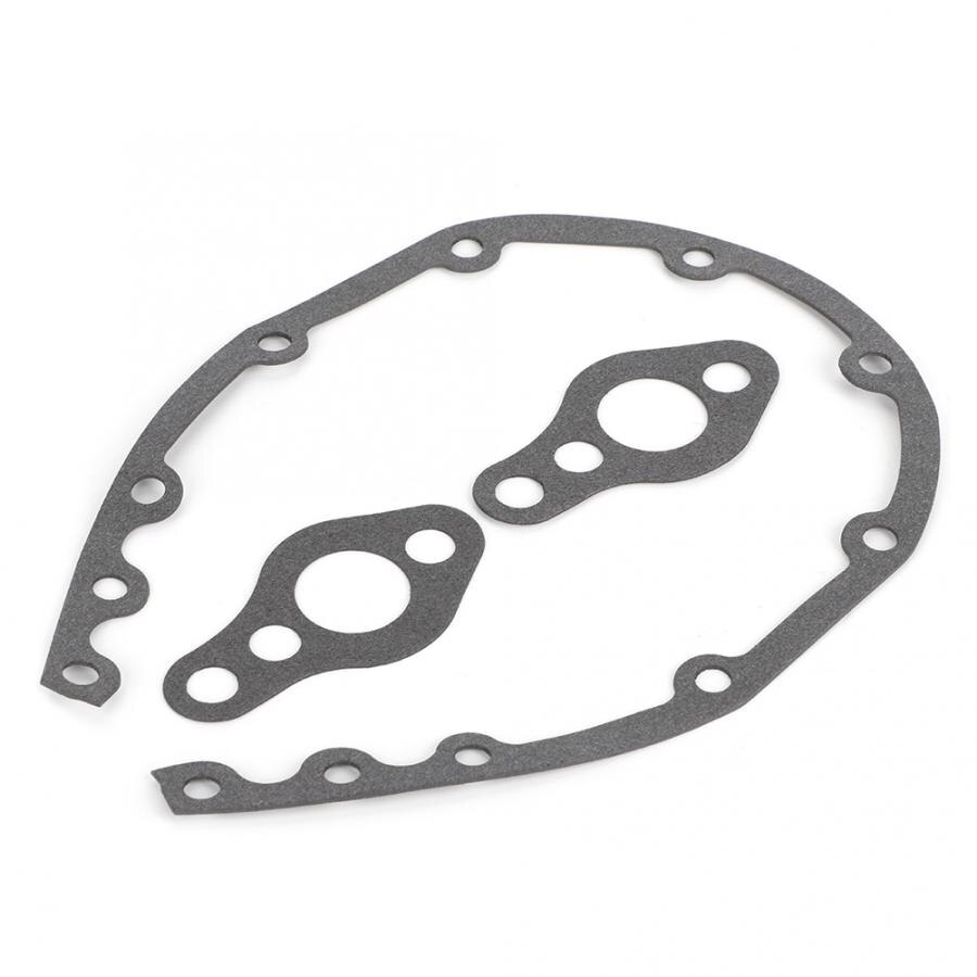 Car Front Gear Timing Chain Cover Gasket Replace Fit for Chevrolet 283 305 327 350 383 400SBC Valve Plate Accessories