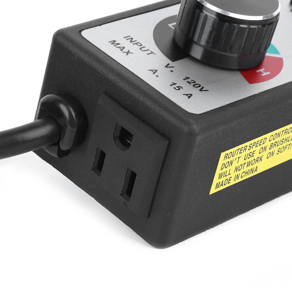 Ac120v 15a motorhastighetsregulator regulator lågspänning 1800w variabel fläkthastighetskontrollomkopplare pwm justerbar fläktregulator