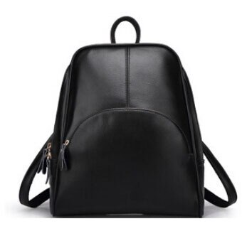 Vogue Stern! NEUE rucksack frauen rucksack Leder schule tasche frauen Casual stil YA80-165: Black