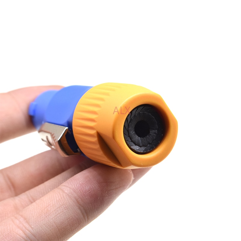 1PCS Waterproof 20A Powercon led speakon Power plug Panel Mount Adapter IP65 True Locking Cable Aviation connector 3pin NAC3FCA