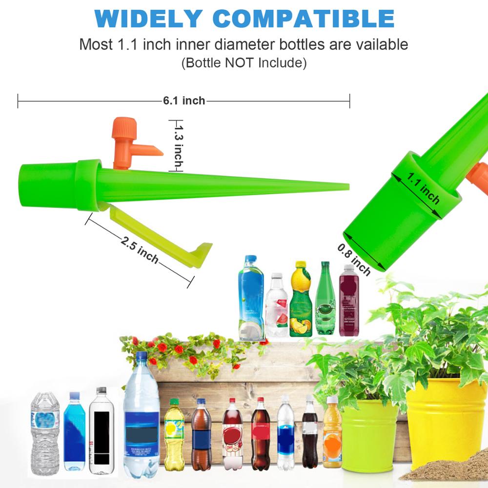 Système d'arrosage automatique goutte-à-goutte Durable, 6 pièces/12 pièces, pointes d'arrosage automatique pour plantes, bouteille d'eau domestique