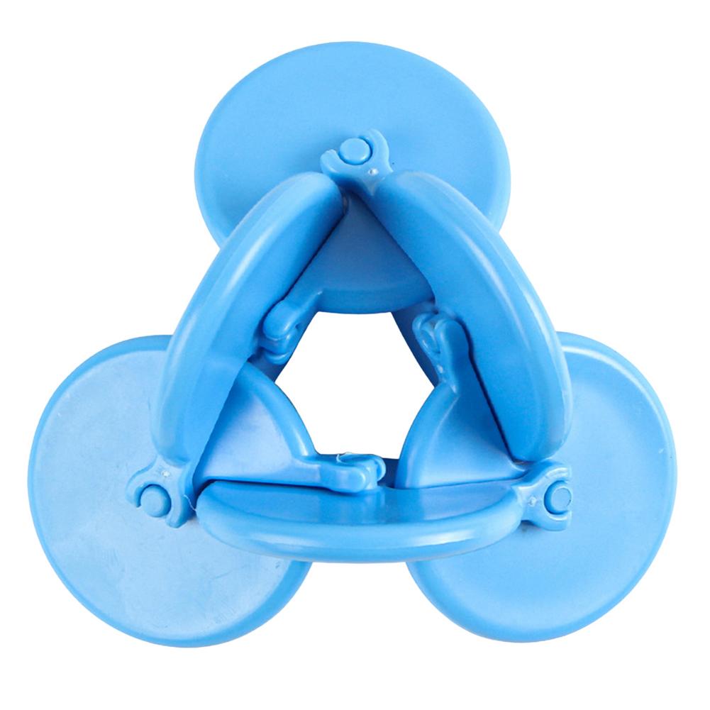 Jouet circulaire torsadé pour soulager l'anxiété, gadgets innovants pour enfants adultes, soulagement de l'éducation, décompression: sky blue