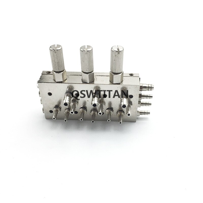Dental lab forsyningsventil 3 in 1/ 4 in 1 dental ventil kontrol dental stol luft / vand membran membran ventil