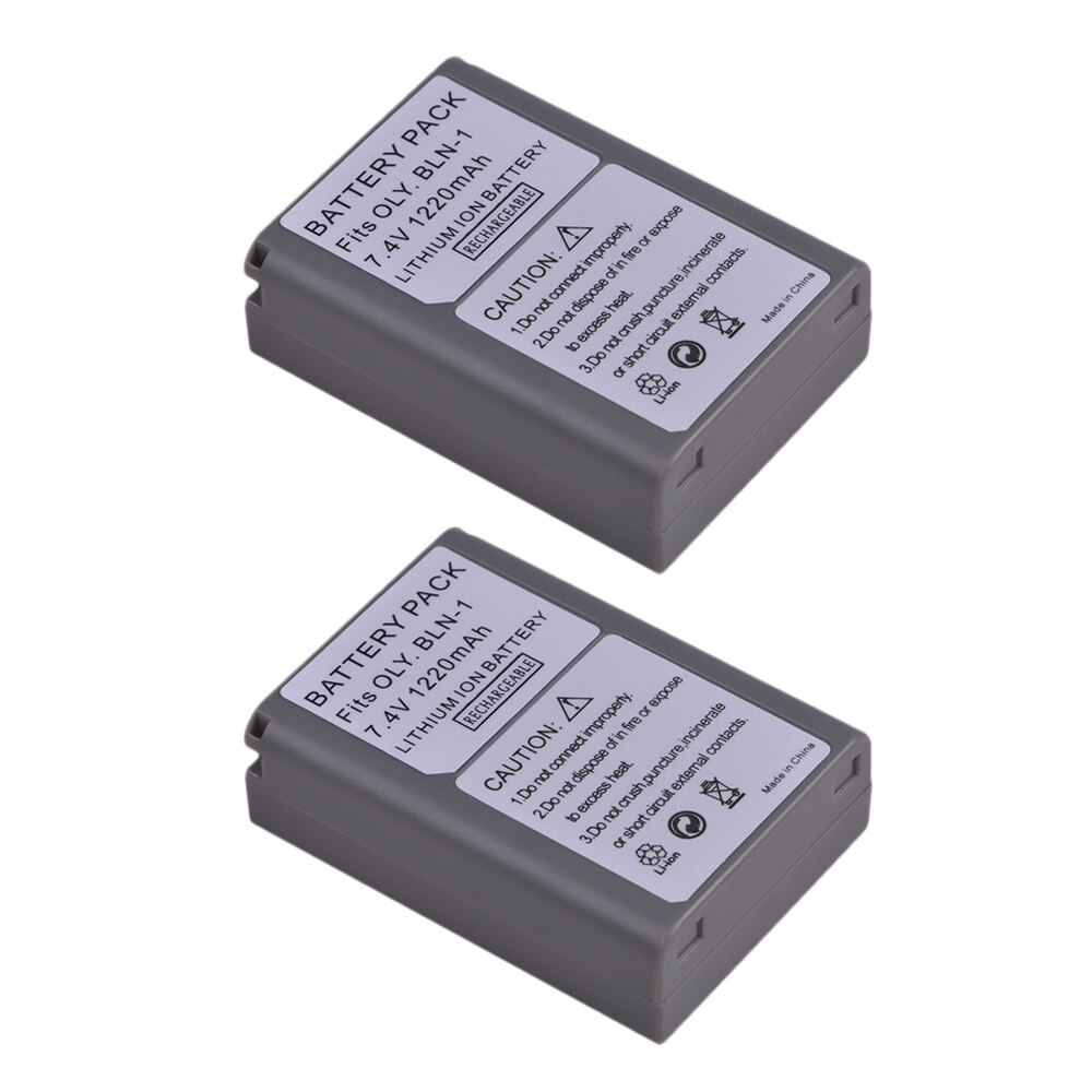 1220mAh BLN-1 PS-BLN1 batterie rechargeable Li-ion BCN-1 pour Olympus OM-D E-M1, stylo F, OM-D E-M5, stylo E-P5, OM-D E-M5 II