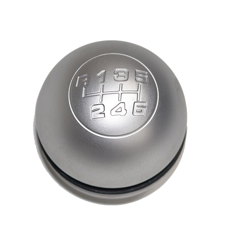 Pommeau manuel de manette de vitesse de guêtre de Konb de changement de vitesse de voiture argenté pour Alfa Romeo Giulietta -on