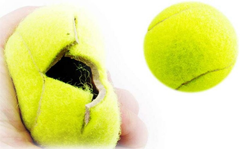 4/8/12 stk krydsåbning kæledyr tennis bold legetøj stol bord ben pude kæledyr tennis sport træning tennis bolde bord stol fodbetræk