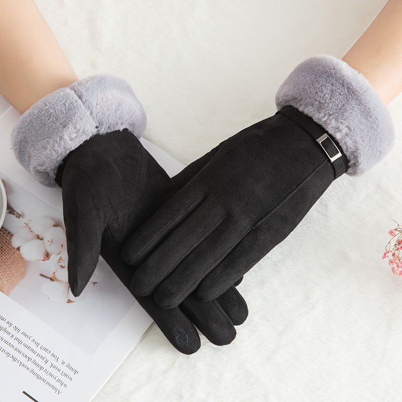Kvinder vinter varme handsker vanter varme handsker vanter handske: C9