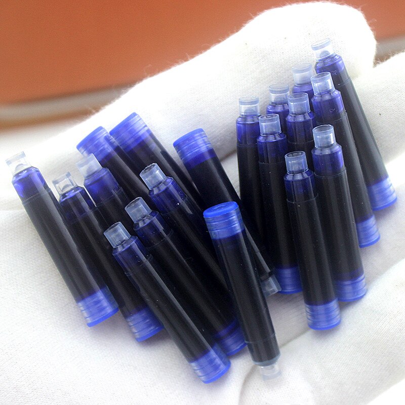 30pc BLUE OR BLACK Standard replacement 2.6MM Fountain Pen ink: Q
