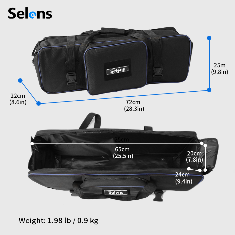 Selens 72CM Padd Zipper Camera Bag Carry BagsFor Light Stands Umbrellas Tripod Waterproof Photography Equipment 카메라 가방