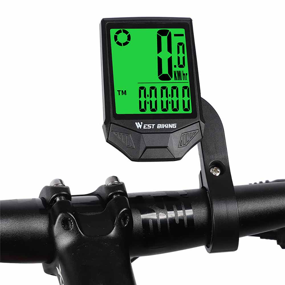 Waterdichte Fiets Computer Draadloze Mtb Bike Fietsen Kilometerteller Horloge Led Digitale Rate Stopwatch Snelheidsmeter