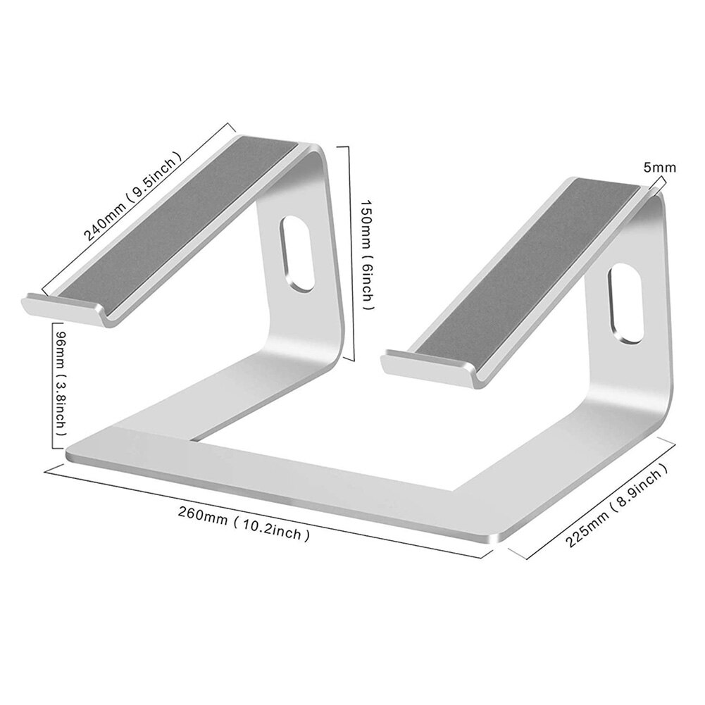 Portable Laptop Stand Aluminum Alloy Notebook Support Computer Cooling Bracket Riser Laptop Holder for Macbook Air Pro