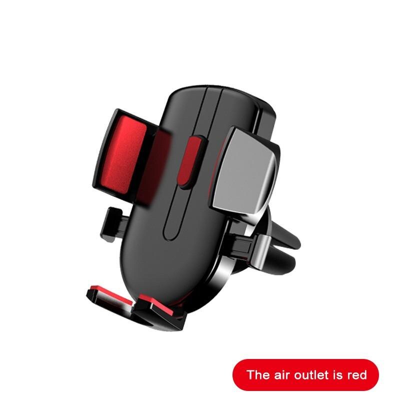 ! Auto Telefoon Houder 360 Graden Universele Smartphone Car Mount Houder Verstelbare Telefoon Montage Zuignap Houder: Red