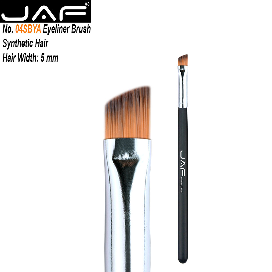 Cepillo de cejas en ángulo JAF, cepillo de cejas biselado, pincel delineador de ojos de Gel para maquillaje de ojos 04SBYA: 04SBYA-B