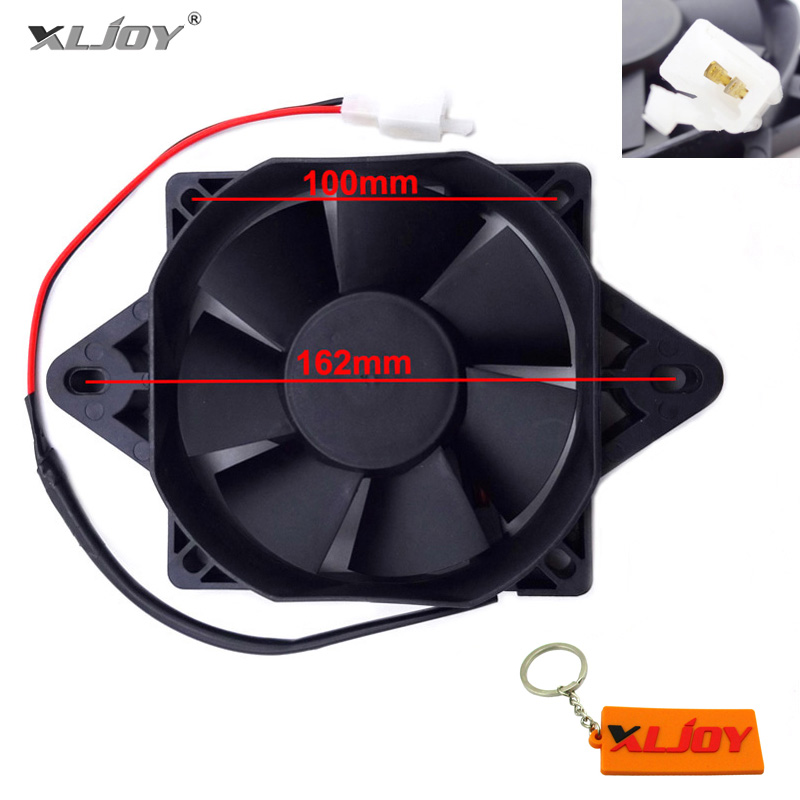 XLJOY ATV eléctrico ventilador de refrigeración de radiador chino 200cc 250cc Quad ATV Go Kart Buggy 4 Wheeler Motocross motocicleta
