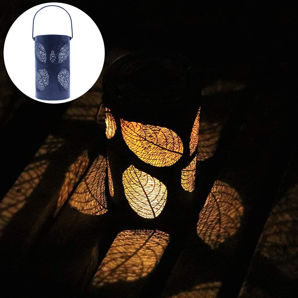 LED Waterproof Solar Power Hanging Lantern Light Lamp Lawn Garden Pathway Decor