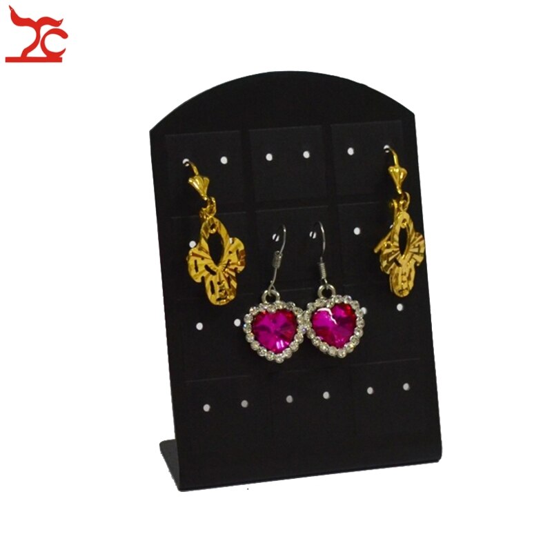 boucles d'oreilles bijoux organisateur support vitrine noir boucle d'oreille goujon présentoir pratique boucle d'oreille bijoux support suspendu