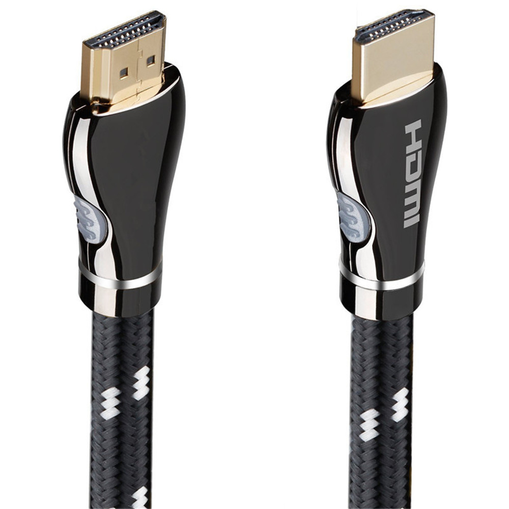 HDMI Cable 2.0 4K 3D HDMI Extension Cables With Audio Video Synchronization 1m 1.5m 2m 3m 5m 8m 10m 15m Gold Plated With Braid