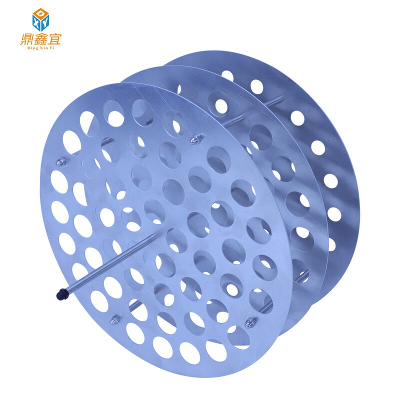 DXY Oil Bath Pot Test Tube Rack Round High Temperature Resistant Test Tube Rack Aluminum Test Tube Cage Iron Wire Cage