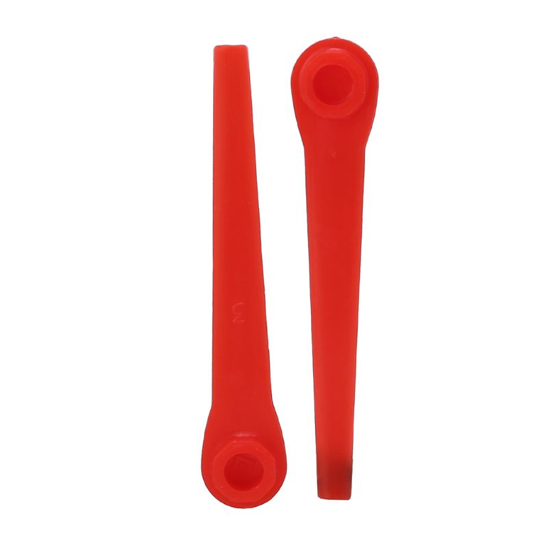 100 uds, cuchillas de plástico para cortar césped, cuchillas de repuesto para cortacésped, herramienta de jardín E7CB