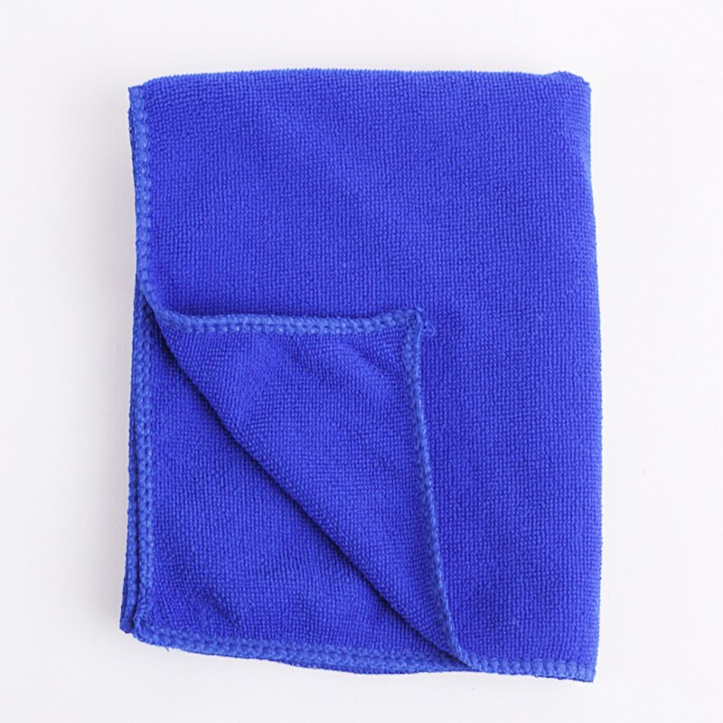 10 pçs/lote Produto Detalhamento Panos de Limpeza de Microfibra Toalha de Lavagem de carros Espanador Azul dropshipping Para Hotel Casa de banho limpa