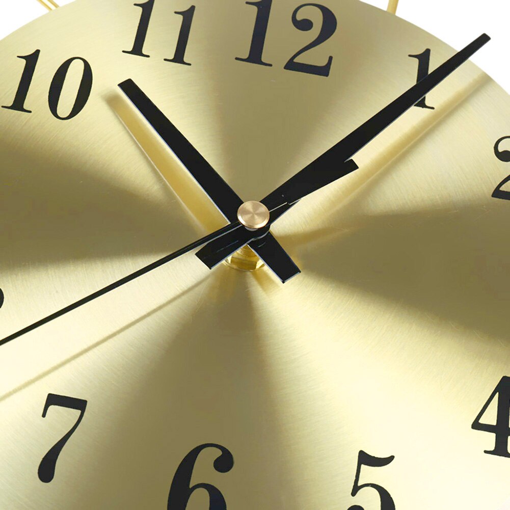 Round Rhinestone Flower Wall Clock Living Room Home Restaurant Hanging Decor